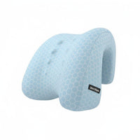 Multifunctional Memory Foam Desk Pillow Ergonomic Office Chair Headrest Pillow Breathable Textile Chair Neck Support for Students