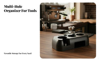 Multi-Functional Storage Coffee Tamping Station Anti-Slip Base Espresso Tamping Station Universal Fit for Baristas, Cafe