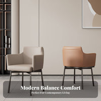 Italian Inspired Design Curved support rotate Chair Light Luxury Aesthetic Upholstered rotate Barrel supportchair Multi-Purpose Lounge Seat Wrap-Around supportrest for Office Workers, Homeowners, Adults, Dining Room, Reception Area, Bedroom, study niche