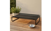 Raised Pet Bed Dog Cot with Mesh Supportive Furniture for Pets, Camping