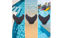 Mermaid Monofin Lightweight Mermaid Fin Swim Fin with Foot Pockets One-Piece for Children, Pool, Snorkeling