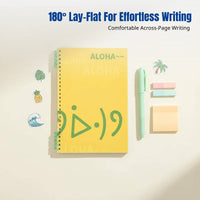PP Waterproof Matte Loose-Leaf Notebook, B-size format, Removable pages, Playful colors, Comfortable writing, 60 sheets