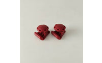 2 Pieces Reinforced Nylon Helmet Visor Fastening Clip Molded Plastic Visor Mounting Clip with Hardware Long-Lasting Sturdy for Coaches