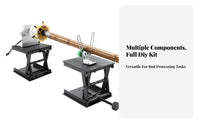 Automatic Rotation Fishing Rod Wrapping Machine Adjustable Speed & Direction Epoxy Resin Coating Machine Long-Lasting Quiet Drive Mechanism