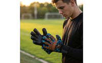 Soccer Goalkeeper Gloves Enhanced-Grip Goalkeeper Gloves Full-Finger for Goalkeepers, Goalies