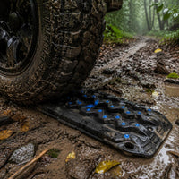 Wave Grip Away-from-Road-Highway Recovery Board Side Grips Away-from-Road-Highway Traction Board Molded Sand Mud Winter Precipitation Traction Mat Easy to Clean