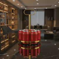 Beer Carrier Rack Detachable 6 Bottle Carrier Reusable for Party