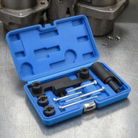 Automotive Timing Tool Kit Custom-Shaped Compartments Timing Fixture Set Threaded Fasteners Engine Camshaft Alignment Kit for Mechanics