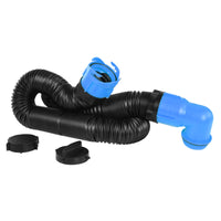 Flexible RV Sewage Hose with End Caps Corrugated RV Sewer Hose Sturdy Kit Rugged for Motorhome