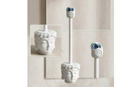 Toilet Brush with Buddha Holder Upright Buddha Toilet Brush Stand Modern Sturdy for Bathroom, Guest Bath