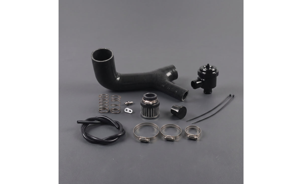 Replacement Pressure Relief Valve Kit Easy to Install Valve with Adapters Molded Black for Maintenance