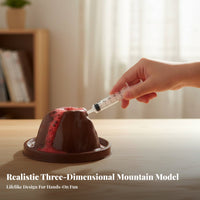 DIY Fiery Mountain Experiment Easy to Use Fiery Mountain Science Kit Interactive Fun Volcanic Spew Ion Model for Students, Teachers, School Project
