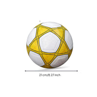 Matte Surface Size 5 Soccer Ball PVC Machine Stitched Football Long-Lasting for Young Players