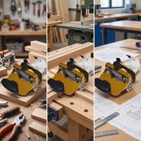 Woodworking Jig with Router Bits Adjustable Router Milling Groove Bracket