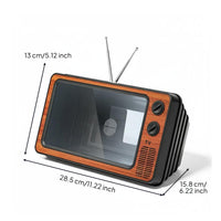 Vintage Television Screen Viewing Enhancer Decorative Display Piece TV Phone Amplifier Portable Vivid Display Screen Viewing Enhancer