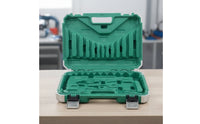 Empty Tool Case with Handle Plastic Tool Storage Case Toolbox Portable Long-Lasting for Diyers, Garage, Workshop
