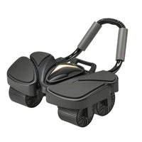 Wear-Resistant Abdominal Wheel with Mats Anti-Slip Ab Roller with Exercise Mats Portable Ab Roller Wheel Compact for Beginners