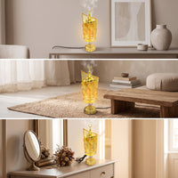 Electric Incense Burner Decorative Tabletop Incense Burner Golden Censer Stable for Prayer, Tea Room