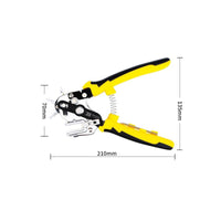 Labor-Saving Design Belt Hole Puncher Sharp Punches Revolving Punch Pliers Easy to Use Leather Hole Punch Tool Comfort Grip Handle for Leatherworkers, DIY Enthusiasts, Crafters, Household Repairs, Craft Projects, Workshop