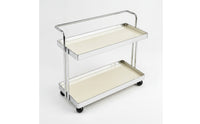 Two-Tier Storage Rack Space-Saving Countertop Rack with Trays Open Tabletop Organizer for Vanity