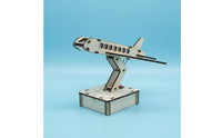 Assembly Aircraft Model Science Education DIY Plane Kit Realistic Details Wooden Airplane Model for Kids, Classroom
