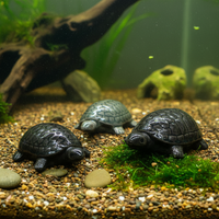 Ceramic Turtle Figurines for Aquarium and Micro Landscape Decor
