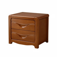 Japanese aesthetic End Table with Woven Drawer Nordic Design Nightstand Minimalist Bedside Cabinet Rattan Weave for Interior Decorators, Homeowners, Renters, Guest Room, Hallway, Office