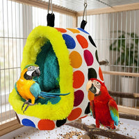 Guinea Pig and Washable Sleeping House for Parrots and Hamsters, Hanging Winter Warm Avian House for Squirrels and Hedgehogs