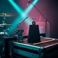 Cowbell with Clamp Adjustable Drum Cowbell Set Easy to Install Percussion Accessory for Drummers, Percussionists