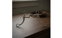 Stainless Steel horse Bit  Medium Port Bit Metal Equestrian Gear for Training