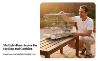 Pigeon Breeding Cage Removable Divider Pigeon Pairing Cage Spacious Bird Housing for Home Use, Backyard, Balcony