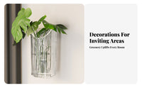 Adhesive Plant Holder Drilldrill-Less Installation Adhesive Ribbed Flower Holder