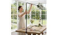 Sturdy Metal Construction Tabletop Arch Stand Long-Lasting Desktop Balloon Arch Stand Reusable for Wedding, Christmas