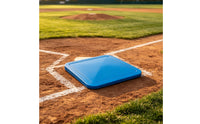 Rubber Base Plate Square Baseball Base Weatherproof Throw Down Bases for Coaches, Training, Field Setup