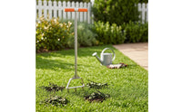 Lawn Aerator with 3 Hollow Tines Heavy Duty Manual Lawn Aerator Replaceable Soil Core Sampler with T-Handle for Homeowners, Gardeners, Yard Inspection