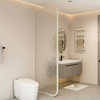 Toilet Privacy Screen Modern Design Washroom Privacy Divider Easy to Clean Urinal Partition for Washroom, Bedroom, Living Room