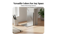 Corner-Shaped D Bookend Space Saving Corner-Shaped D Book Stopper Sturdy Desktop Book Support for Students, Librarians, Bookshelves, Desktops