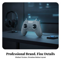 FPV Simulator Controller Gamepad-Style FPV Flight Simulator Controller Simulation Gear Textured Grip Twin Control Sticks