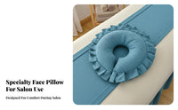 Removable Cover Candy-Shaped Foot Pillow Easy to Clean Cylindrical Leg Support Pillow Comfortable for Beauty Salons, Spas