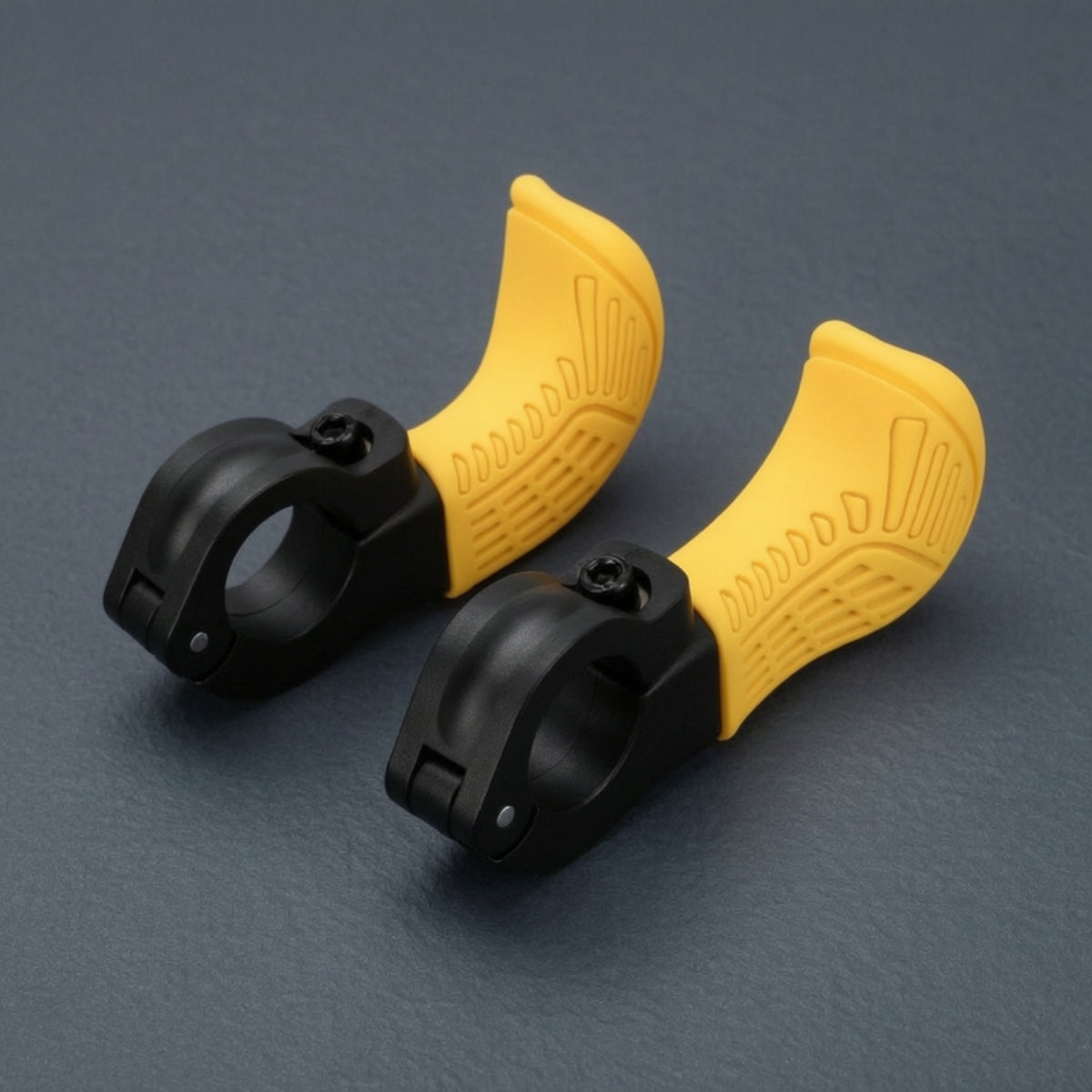 Ergonomic Auxiliary Handlebar Grips Lightweight Thumb Grips Textured Bar Ends Wear-Resistant for Long-Distance Cycling