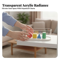 Unopened Box Storage Rack High Clearness Acrylic Display Case Clear Figurine Showcase Panoramic View Clear Figurine Organizer