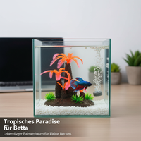 Miniature Artificial Coconut Palm Tree for Aquarium and Landscape Decoration