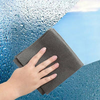 Non-streak Cleaning Cloths Microfibre Cloth, 30x30cm Microfibre Cloth for Glass and Mirrors, Gray Low-Lint Cleaning Cloths for Automotive Use