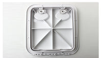 Marine Deck Plate Handhole Cover Fiberglass Porthole Opening Cover Storage Box Cover 370375 Hatch for Yacht