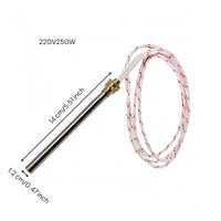 Straight Cylindrical Pellet Heater Igniter Rod Compatible Replacement Stainless Steel Igniter Rod