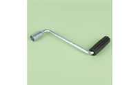 Chrome-Plated Stabilizer Jack Handle 19mm Crank Handle with Socket Ergonomic Rust-Resistant for Rv Repair