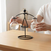 Soilless Display Stand Minimalist Figure Frame Planter Stand Iron Growth Display Unit