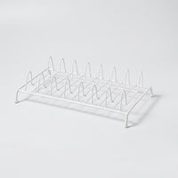 Kitchen Dish Rack and Plate Rack, Stainless Steel Single Tier Bowl Rack, Modern Minimalist Style Space Saving Cabinet and Drawer Organizer