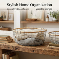 Egg Holder Storage Basket for Kitchen, Fruit for Minimalist Display, with Ventilation Design