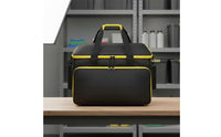 Multi-Compartment Steam Cleaner Organizer Bag Easy to Clean Portable Steam Cleaner Case Large Capacity Vacuum Storage Tote Removable Shoulder Strap for Cleaning Work, Travel